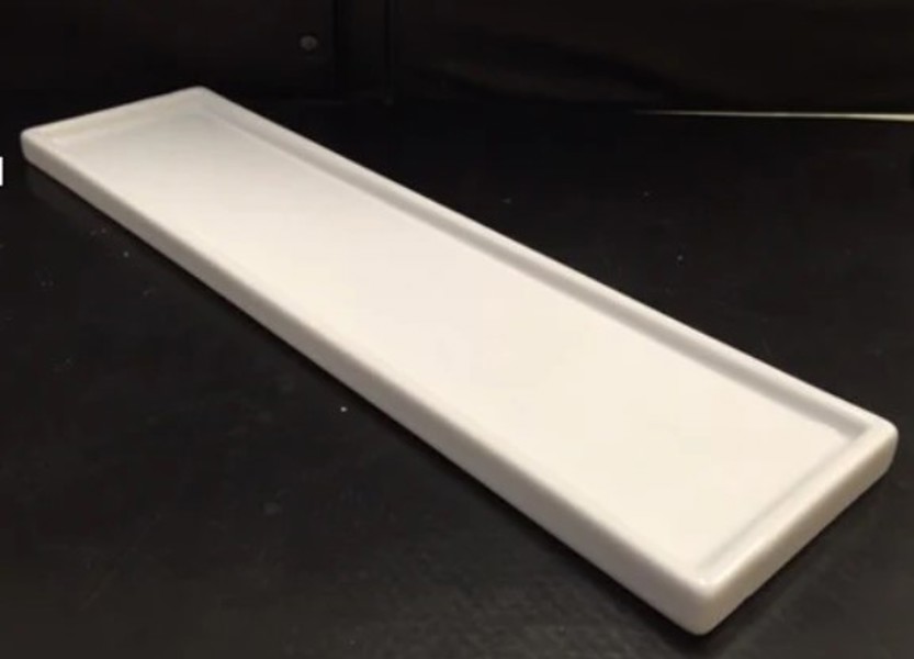 Palate and Plate AW8712 Rectangular Dish 11.5 Inch Size White Ceramic