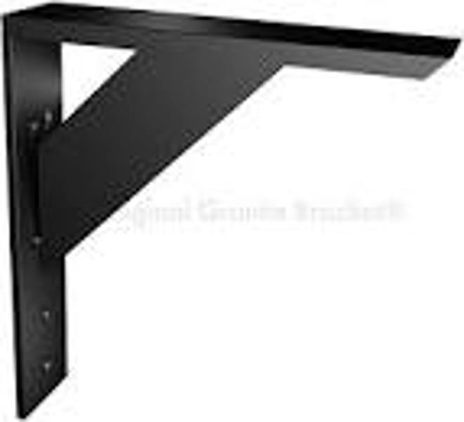 Hillman Group 853452 Shelf Bracket 7x8 Black