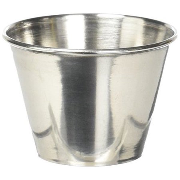 Browne Foodservice 515059 Sauce Cup 2.5 Oz Stainless Steel 1 Dozen