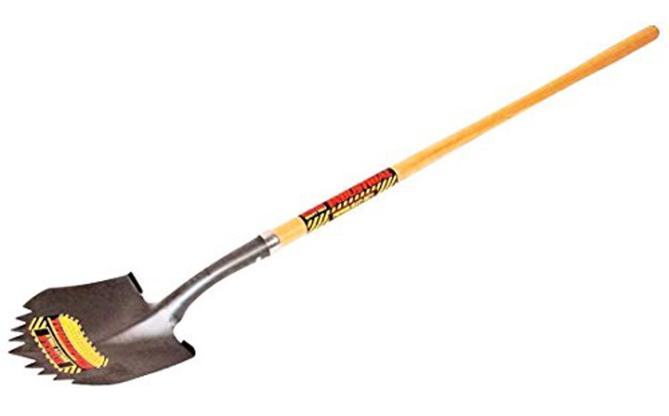 Seymour Midwest SV34 Sawtoothed Shovel 48 In Hardwood Handle