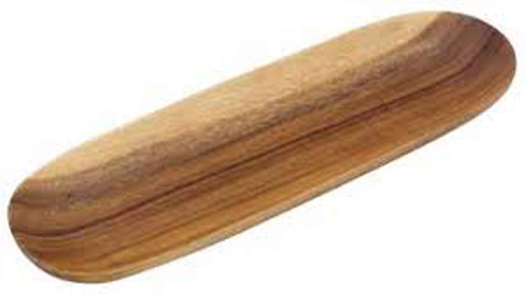 Pacific Merchants K0058 Oval Tray 12 In x 5 In x 0.75 In Acacia