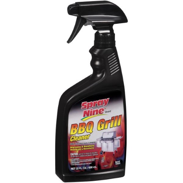 Spray Nine 15650 BBQ Grill Cleaner Spray 22 Oz Clear