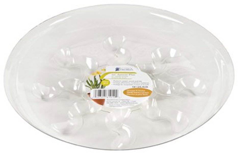 MAT-MIDWEST AIR SP8 Planter Saucer 8 In Clear