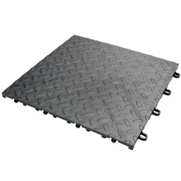 Gladiator GarageWorks GAFT04TTPC Tile Floor Covering 4 Pack Charcoal