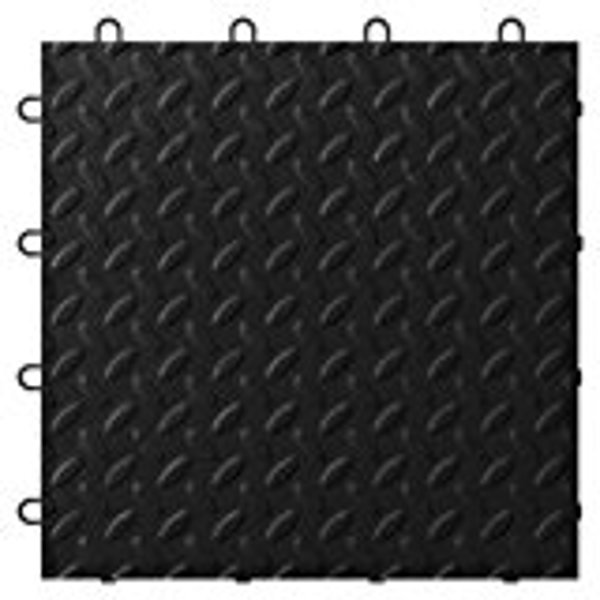 Gladiator GarageWorks GAFT24TTTB Tile Flooring 24 Pack Black