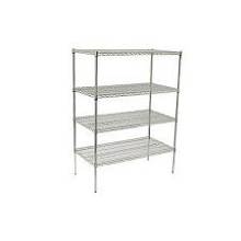 VCS-2436 4-Tier Wire Shelving Set 24 In X 36 In X 72 In
