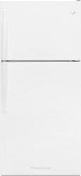 Whirlpool WRT108FZDW Top Mount Refrigerator 18 Cu Ft Standard Energy Semi-Smooth or Smooth Flat Door EZ Ice