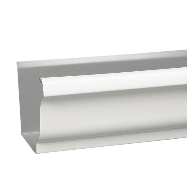 Amerimax Home Products 00584 Aluminum Gutter 6x10 White