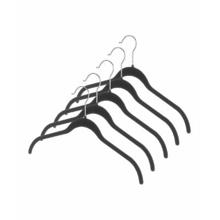 6478-1622-5-BLK Black Dress Shirt Hanger Set of 5