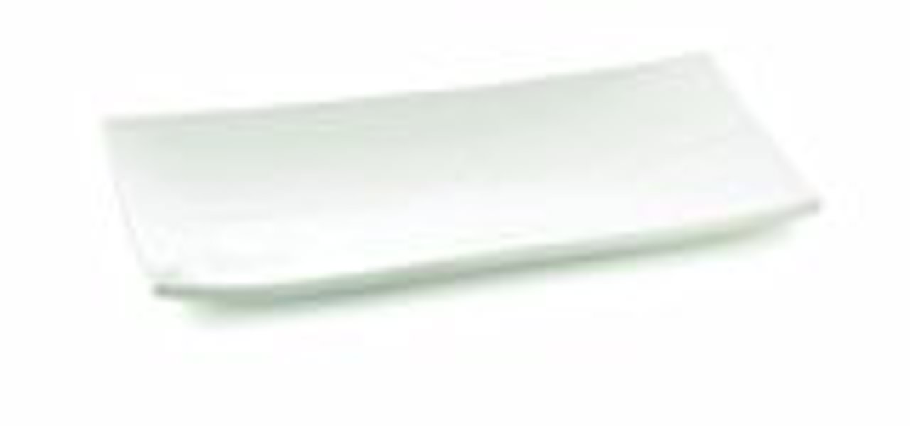 Tablecraft M2010 Rectangular Tray 19-1/2 In X 10-1/2 In Melamine White