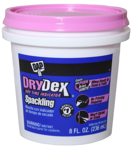 DAP INC 12328 Spackling Compound 1/2 P Tub Ready To Use White Acrylic Paste