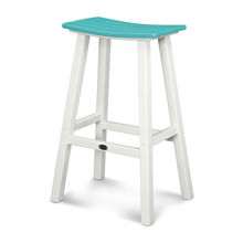 2012-FWHAR 30 In White Frame Stool