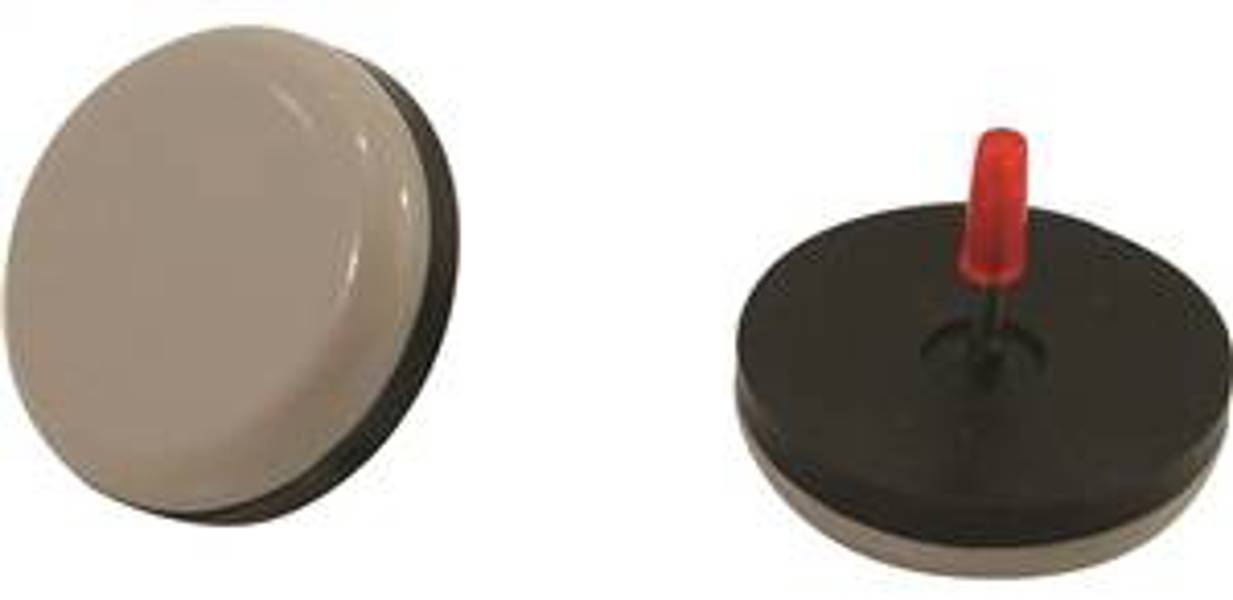 Shepherd Hardware 9469 Furniture Pad 7/8 In 4 Pack Black