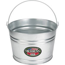 C17GS 4 Gal Galvanized Scrub Bucket