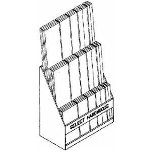 WADDELL MFG CO PB19402 Project Board 1/4 In x 2 In x 4 Ft Poplar