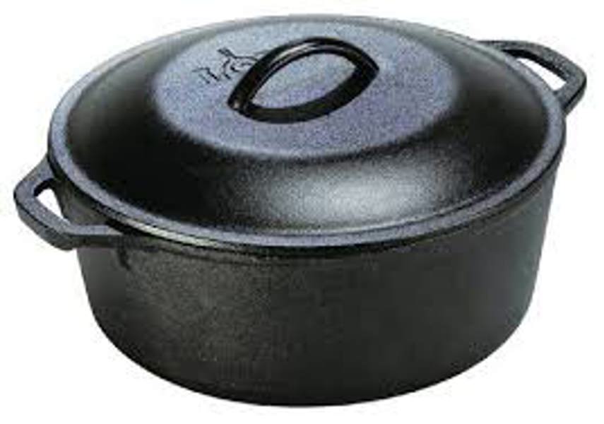 Lodge MFG CO L10DOL3 Dutch Oven 7 Qt with Cover