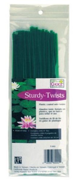 MAT-MIDWEST AIR T002B Twist Plant Tie 8 In Plastic 100 Pack