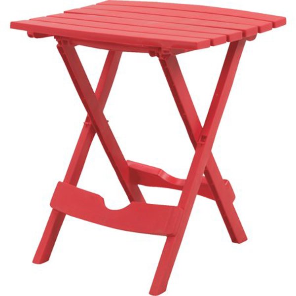 ADAMS MFG CORP 8500-26-3731 Quickfold Side Table Red