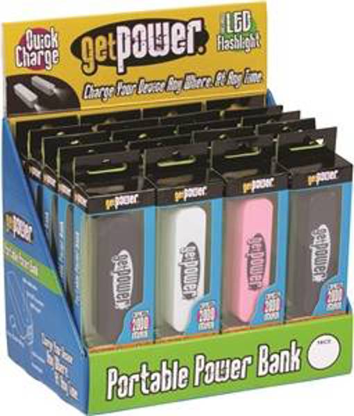 BOSS TECH-ARIES MFG GP-PWR-PACK Power Pack 2000 mAh with Micro Cord and Flashlight