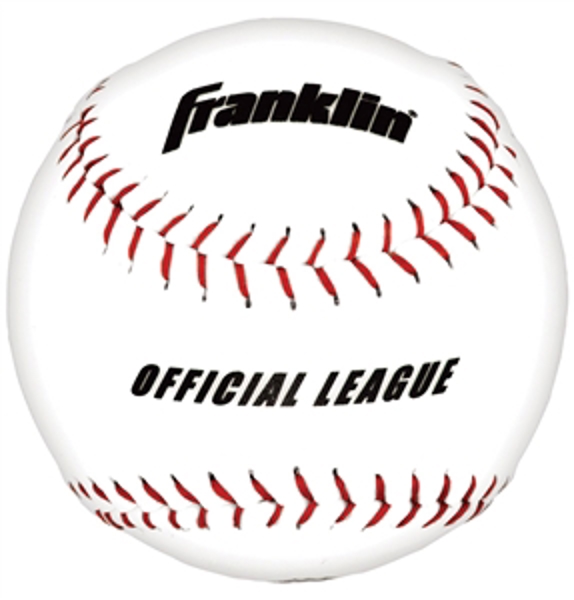 Franklin Sports Inc. 1532 Official League Baseball 9 In White Cork Rubber