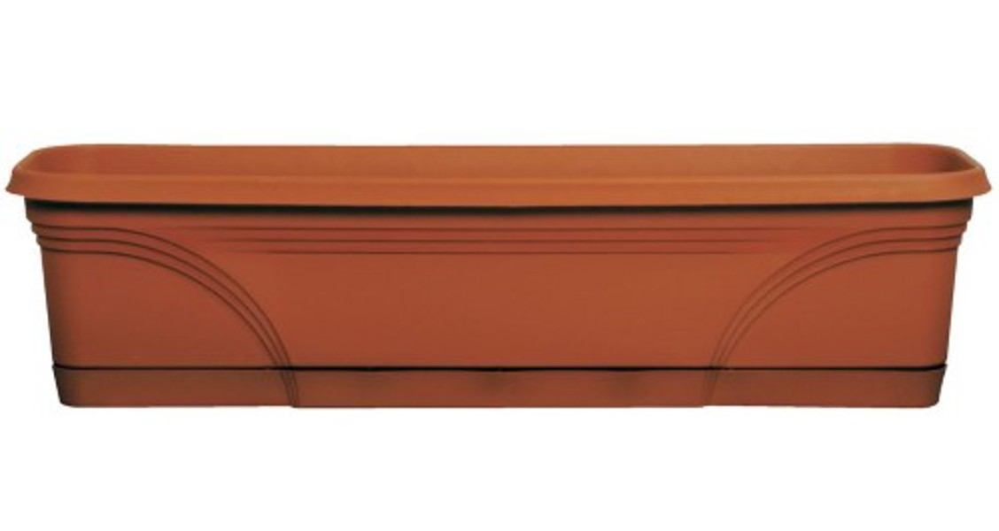 The Ames Companies, Inc. MB2412TC Window Box 24 In Terra Cotta