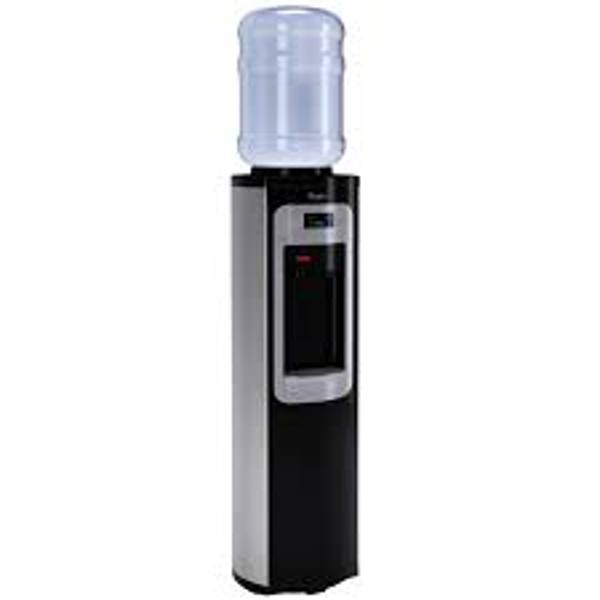 Whirlpool WK5911BS Hot and Cold Water Cooler 3 to 5 Gal Capacity Black Stainless Steel Dispensing Area Light