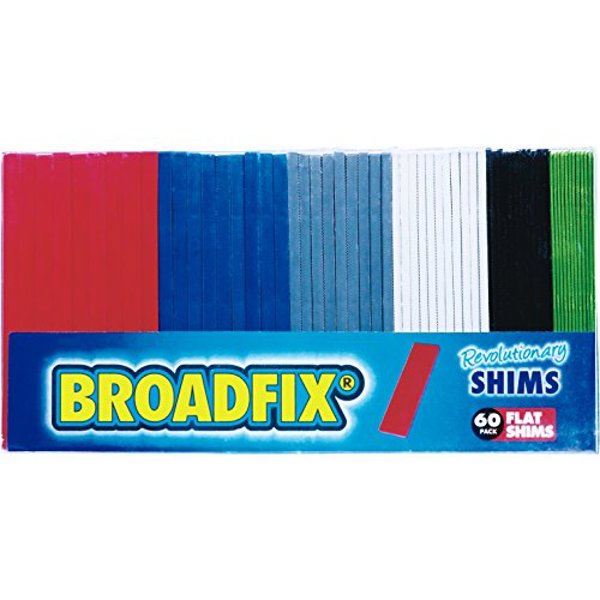 Lakeland Group LL-114 Flat Shims Assorted Color Coded 1-1/8 In X 4 In Acetate with Card Insert