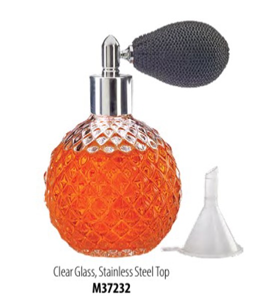 Mercer Culinary M37232 Glass Atomizer 3.4 Oz Capacity Glass with Stainless Steel Top