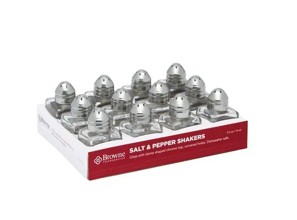 575225 0.5 Oz Mini Salt and Pepper Shakers