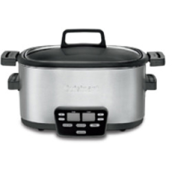 Cuisinart MSC600 Multi Cooker 6 Qt Capacity 3 in 1 Silver Stainless Steel