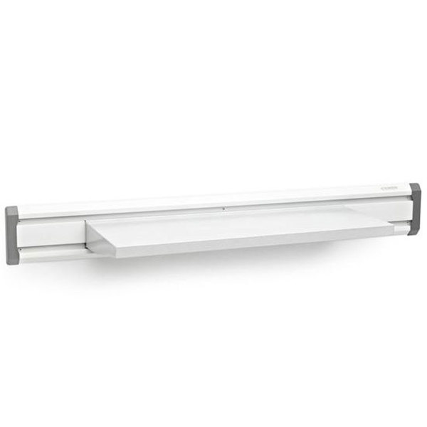 Gladiator GarageWorks GAWA30SFZW Wall Shelf 30 In White Hook and Rack Stainless Steel