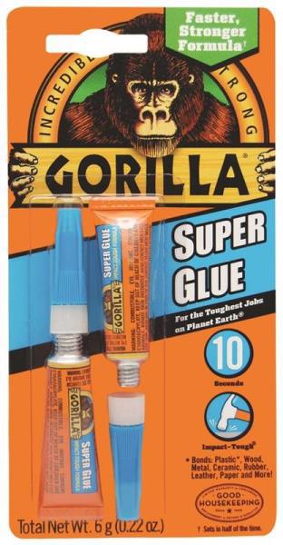Gorilla Glue Company 7900102 Super Glue 3G Single Use Tube