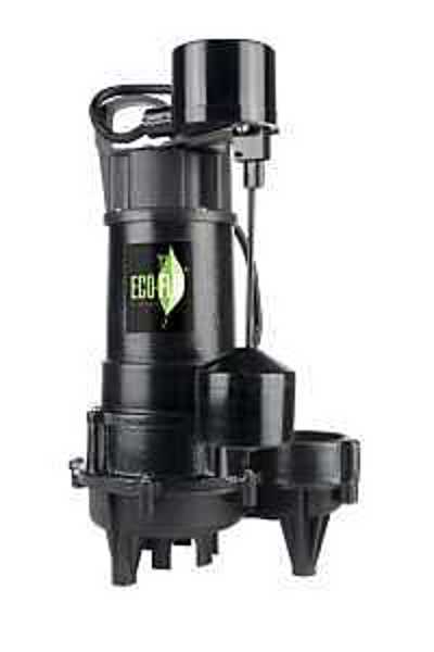 ECO-FLO ECD75V Submersible Sump Pump 3/4 HP Cast Iron