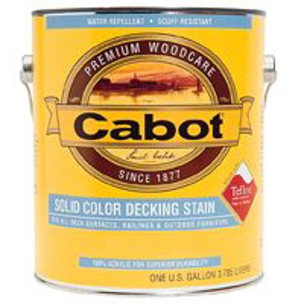 CABOT 1806 Solid Acrylic Stain 1 Gal Low Luster Neutral