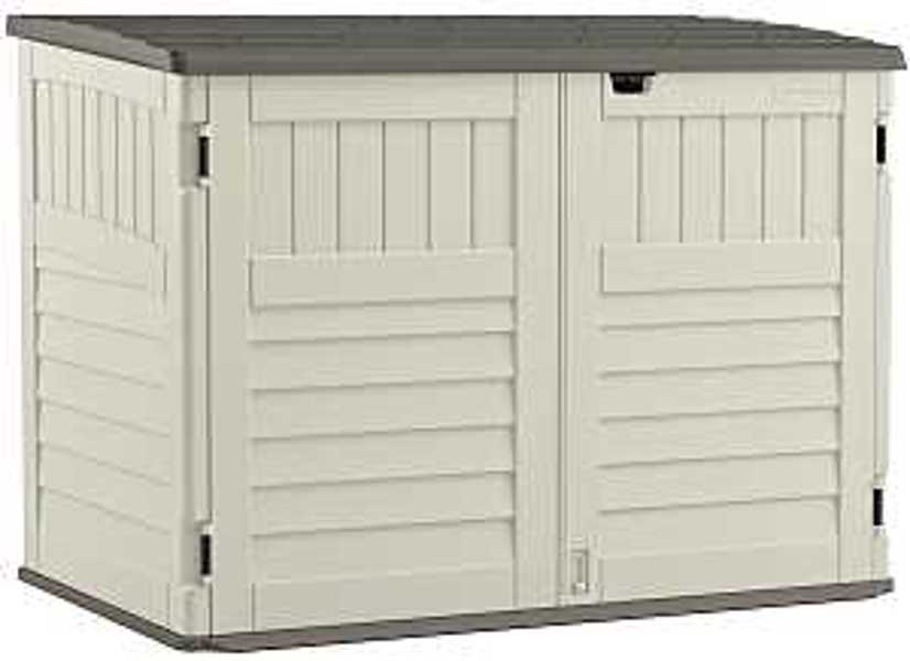 Suncast Corporation BMS4700 Horizontal Storage Shed 70 Cu Ft 5 Ft x 10-1/2 In x 3 Ft x 8-1/4 In x 4 Ft x 4 In Resin