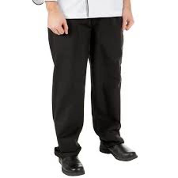 Mercer Culinary M60050BKM Cook Pants Medium Black