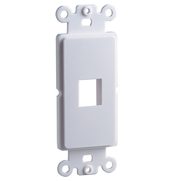 EATON-COOPER WIRING 5521-5EW Strap 1 Port Modular Decorator White