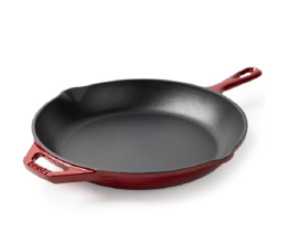 EC11S402 11 In Ruby Red Enameled Cast Iron Skillet