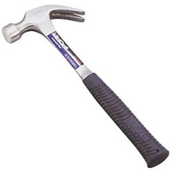 VULCAN JL61037 Curved Claw Hammer Forged Steel 20 Oz TPR Handle