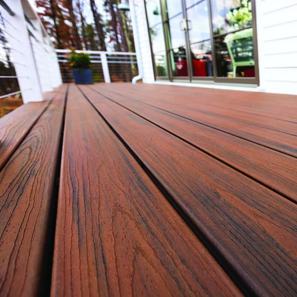 TREX TREX SR010616TS48 Square Decking 5/4x6x16 Spiced Rum 48 Per Bundle