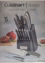 C77SS15P 15 Piece Cutlery Block Set