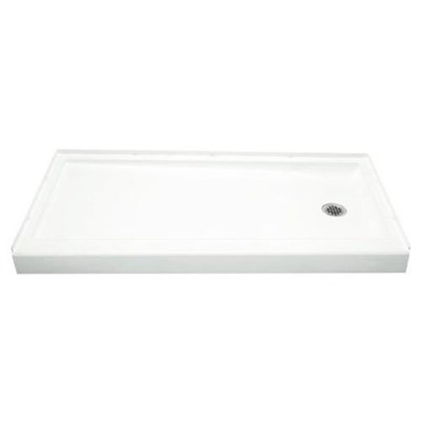 Kohler 72171120-0 Right Drain Shower Base 60 In x 30 In White VIKREL Ensemble