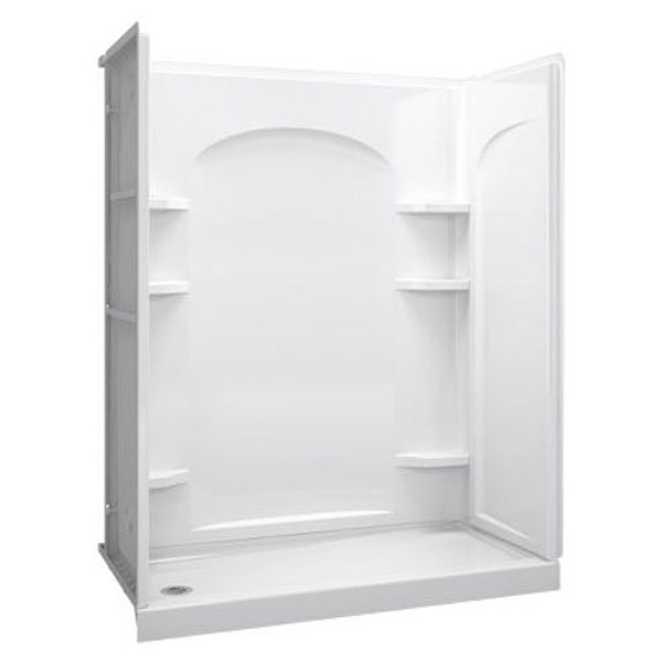 Kohler 72171110-0 Shower Base 60 In X 30 In Vikrell Left Drain White