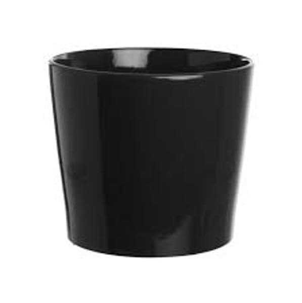Imports Exclusive GC0201L Large Planter Glossy Black