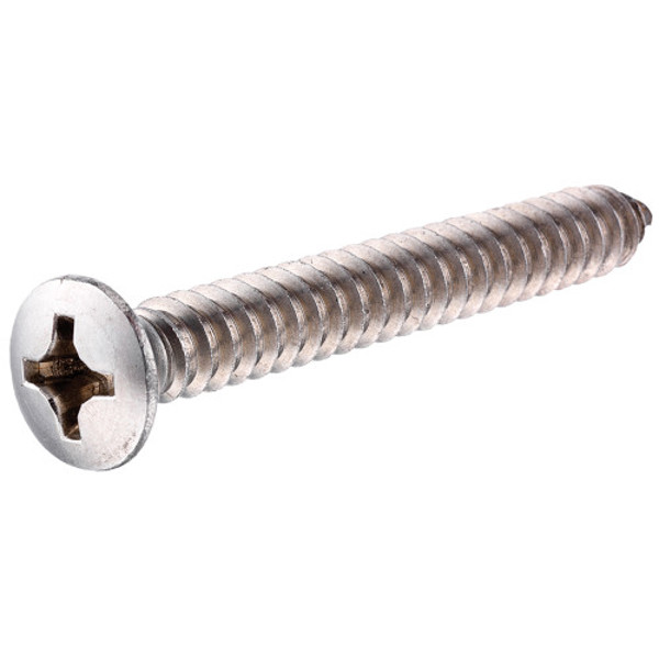 Hillman Group 823670 Oval Head Sheet Metal Screw 8 X 1-1/2 Phillips
