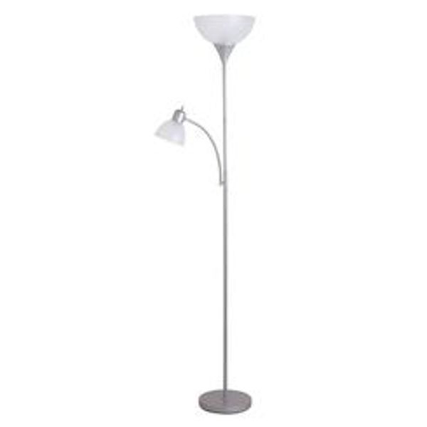 Evolution Lighting 17939-004 Mother Daughter Floor Lamp White Plastic Shade