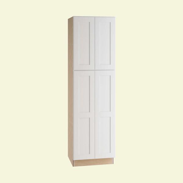 Timberland Cabinet Co. TIMBER SW3 2UC2484 Utility Cabinet Two Butt Doors Craftman White