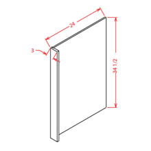 TIMBER SW3 BEP3 Base End Panel With 3 Filler