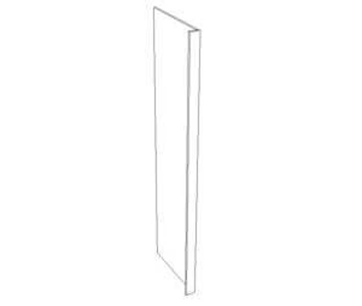 Timberland Cabinet Co. TIMBER SW3 REP396 Refrigerator End Panel with 3 In Filler Craftsman White