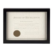 1037-685 Frame 8.5x11 Carolina Certificate